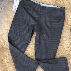 Marika Sport Gray cropped workout pants NWT